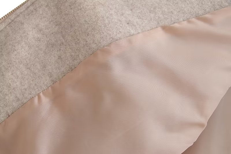 Gold Asymmetric Zipper Jacket