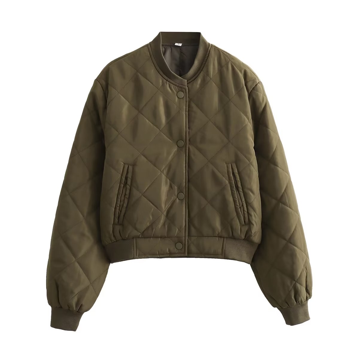 Quilted Bomber Jacket