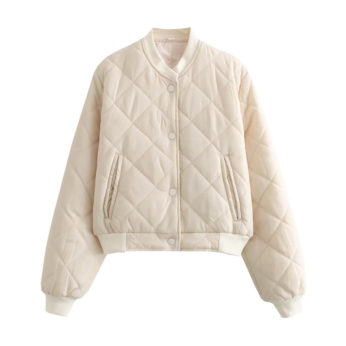 Quilted Bomber Jacket