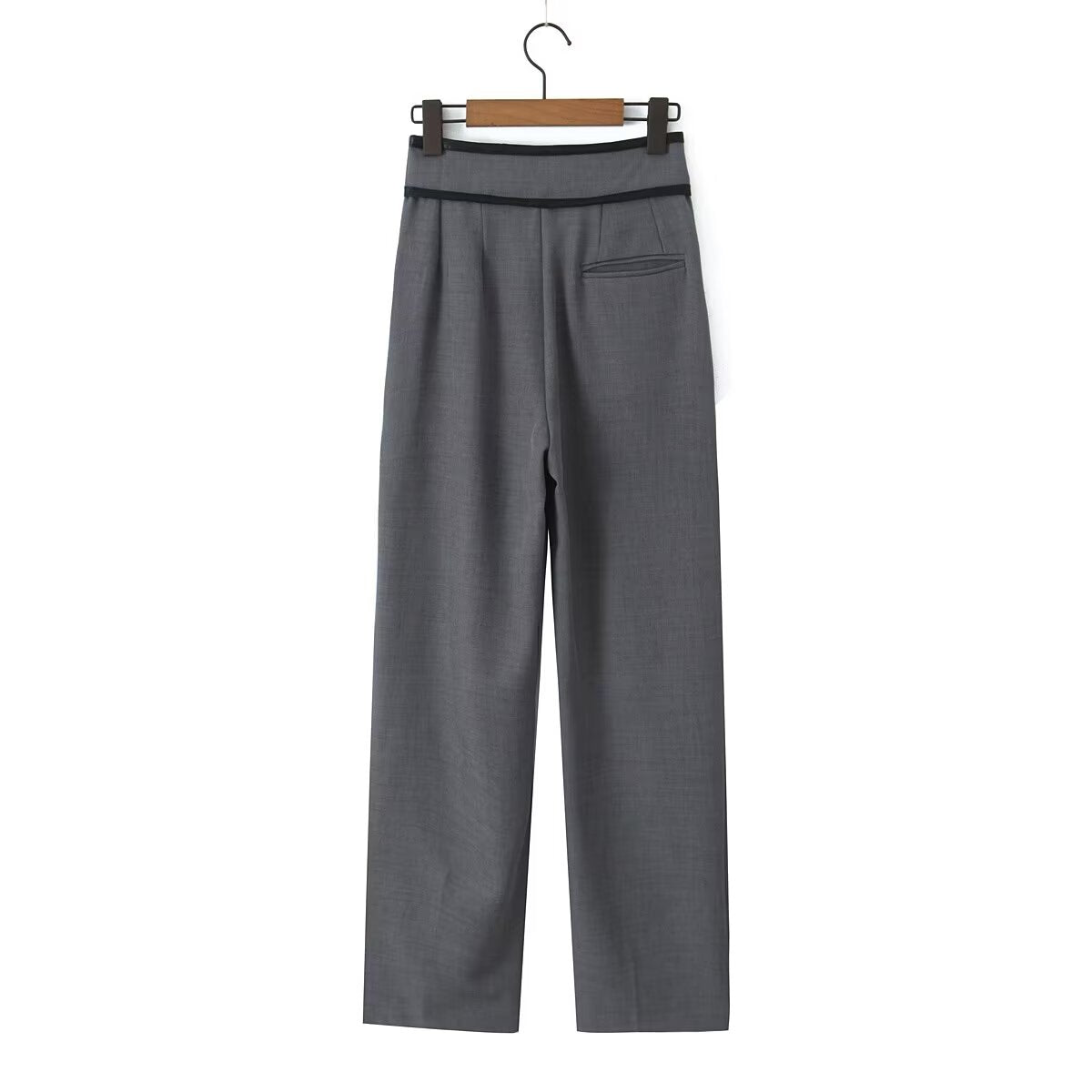Wrap and High Waist Wide Leg Pants