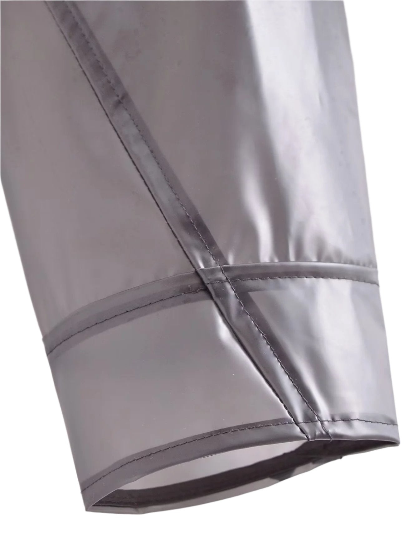 Transparent Moto Rain Jacket