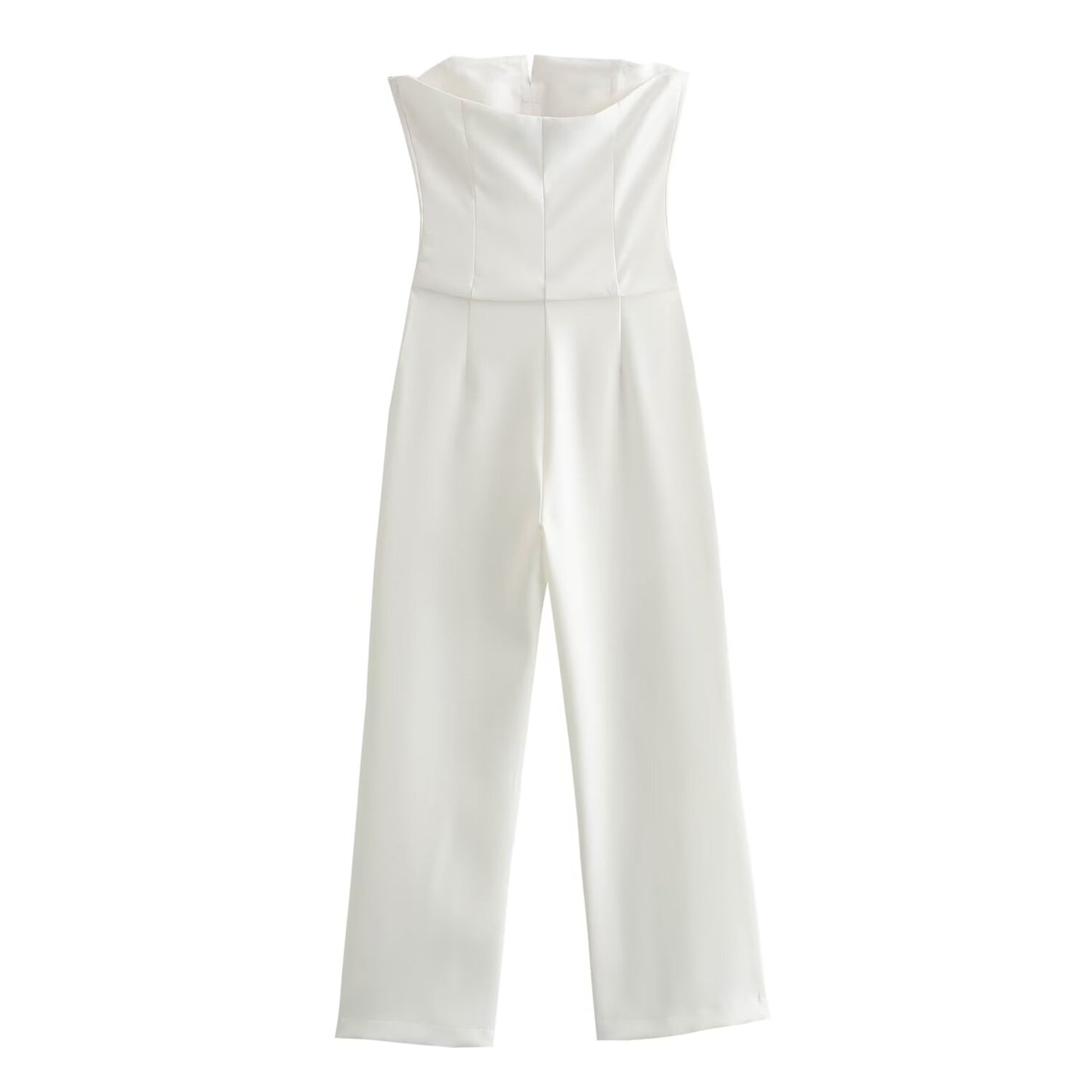 Strapless Bow Jumpsuit