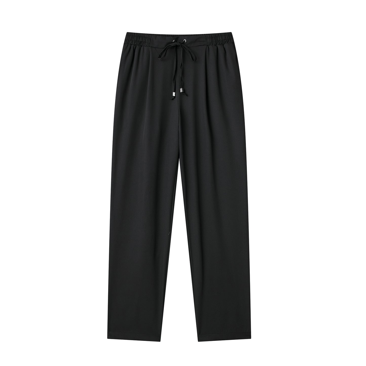 Drawstring Waist Low Rise Cropped Joggers
