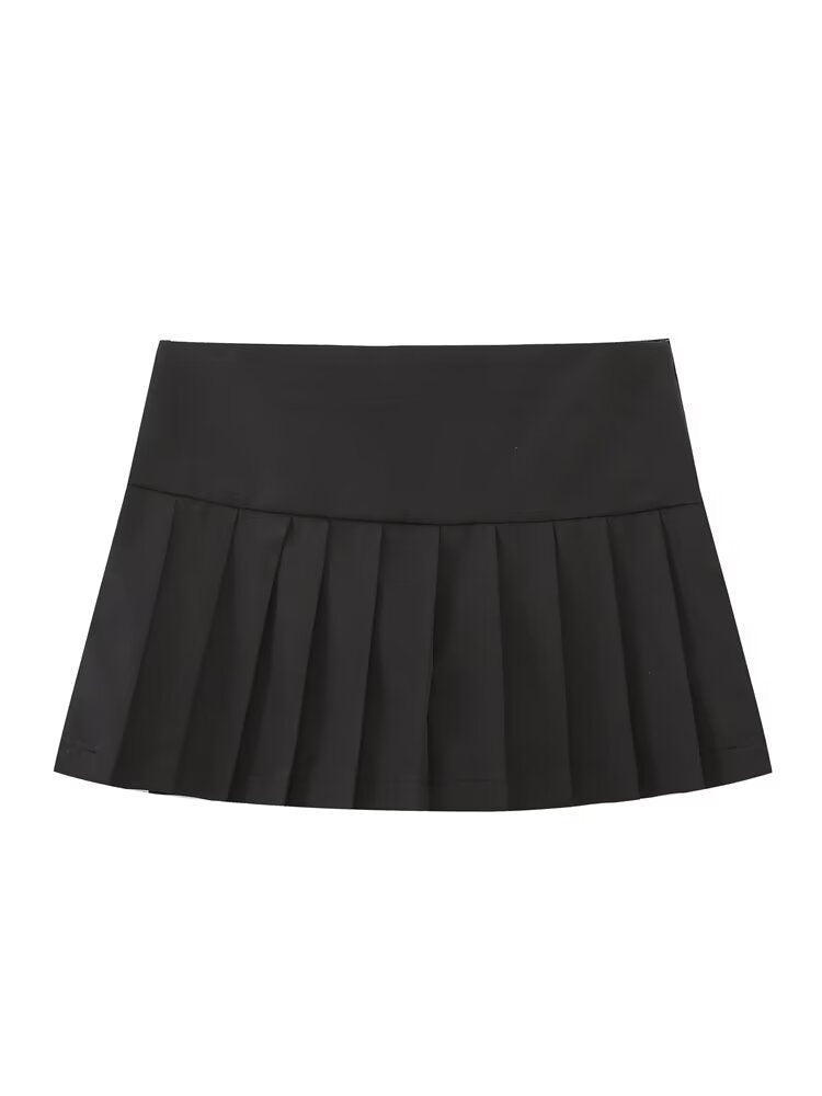 Pleated Mini Skirt