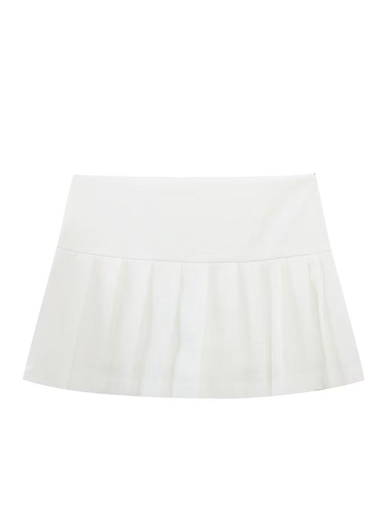 Pleated Mini Skirt