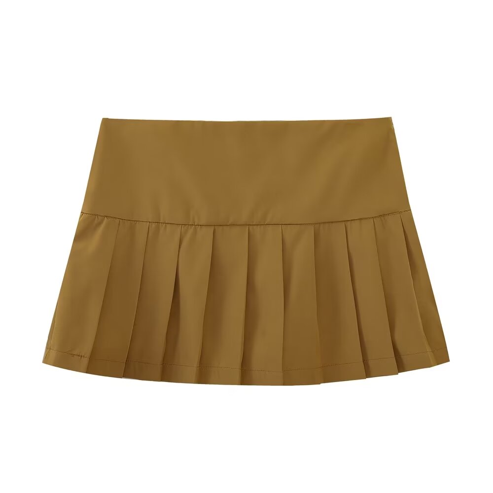 Pleated Mini Skirt