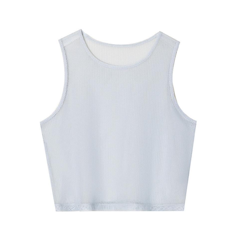 Sleeveless Mesh Work Out Tank