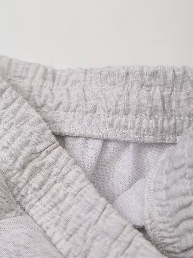 France Athleisure Long Sleeve and Shorts Set