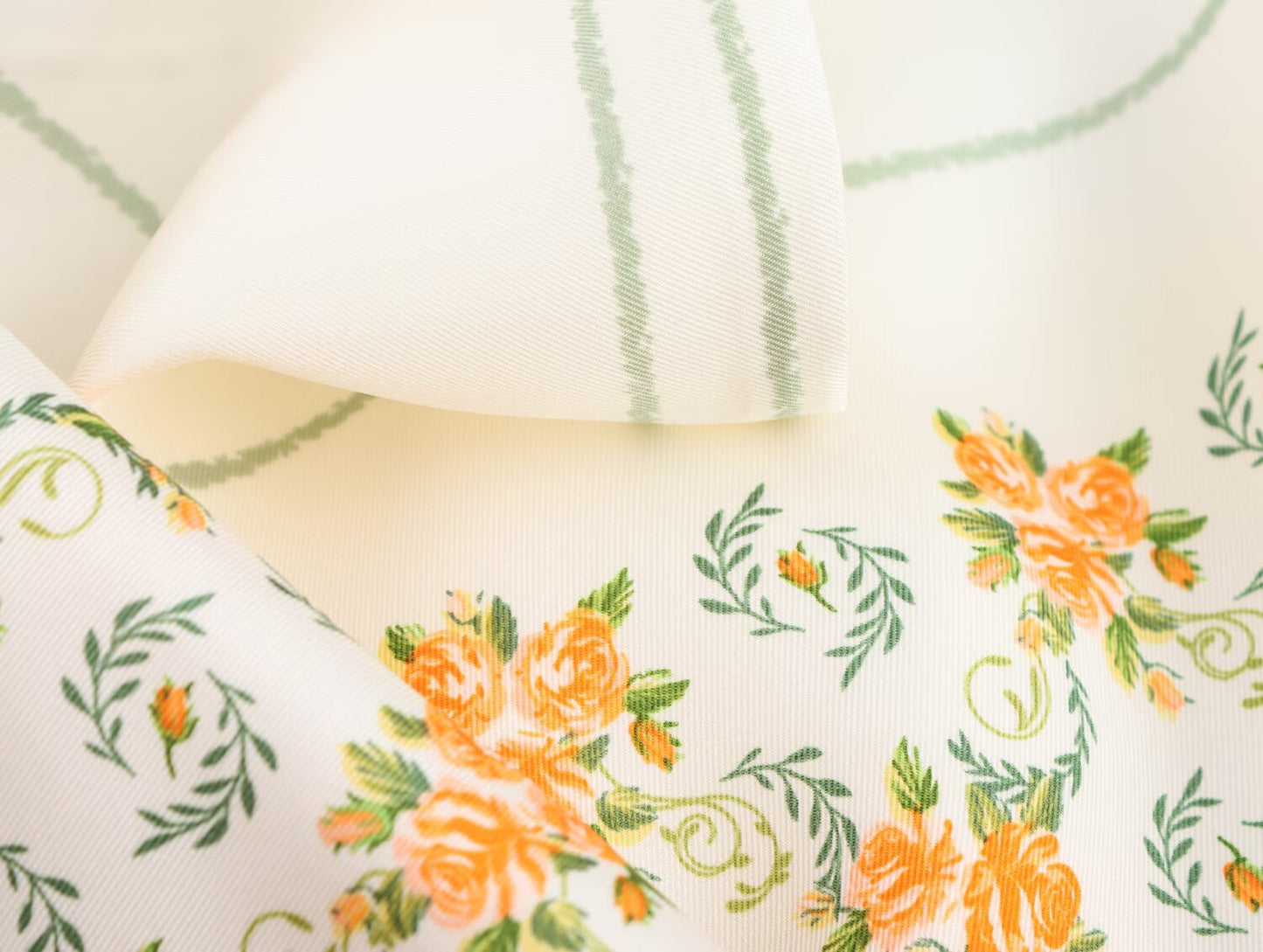 Floral Print Satin Halter Top