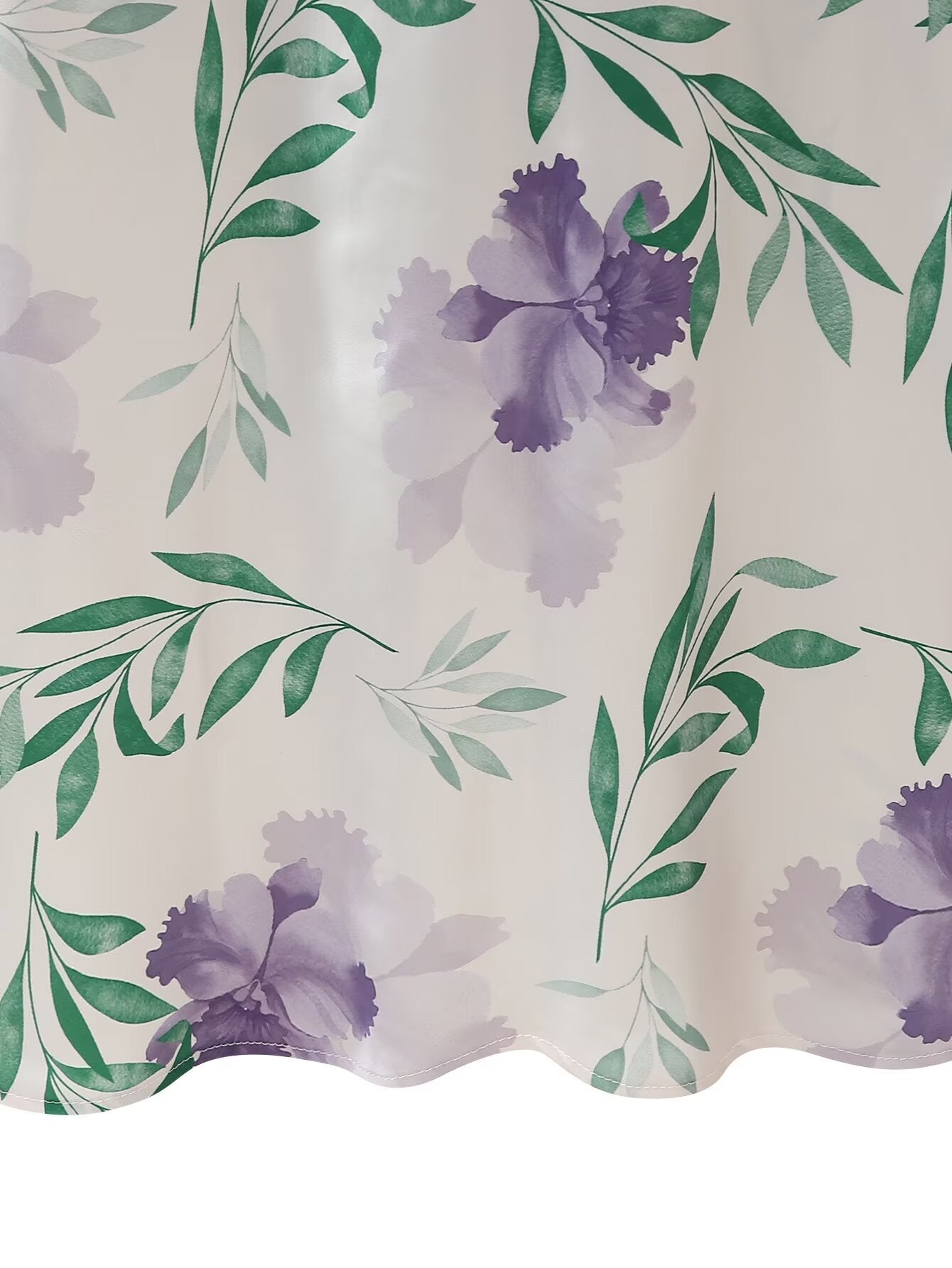 Floral Print Satin Halter Dress