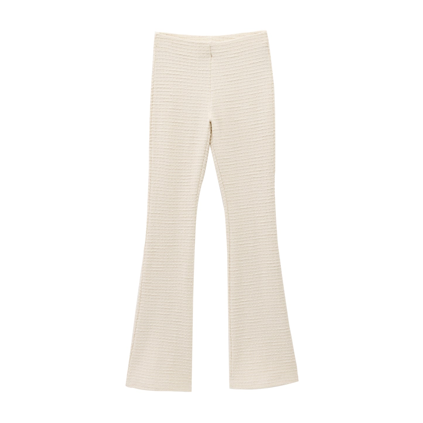 Knit Bowknot Sweater and Matching Flare Pants Set