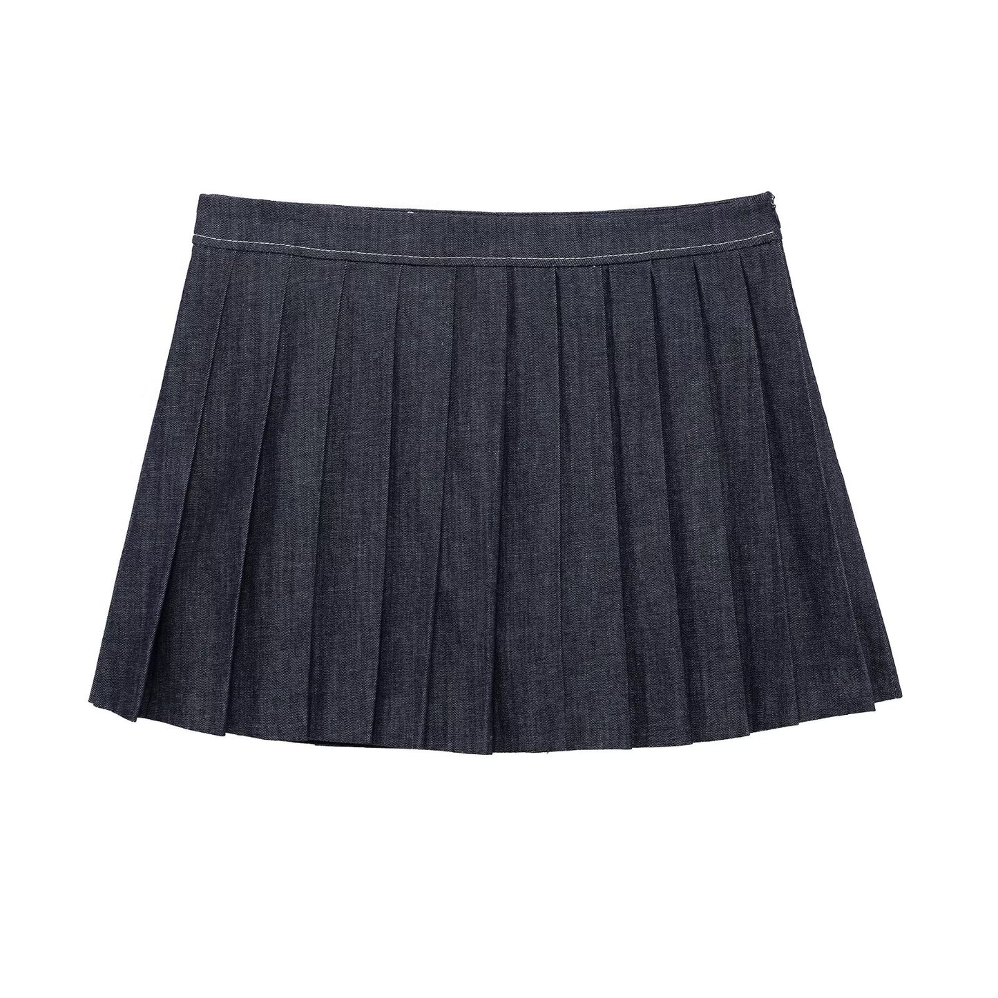 Zip Up Bomber Jacket and Pleated Skort Set
