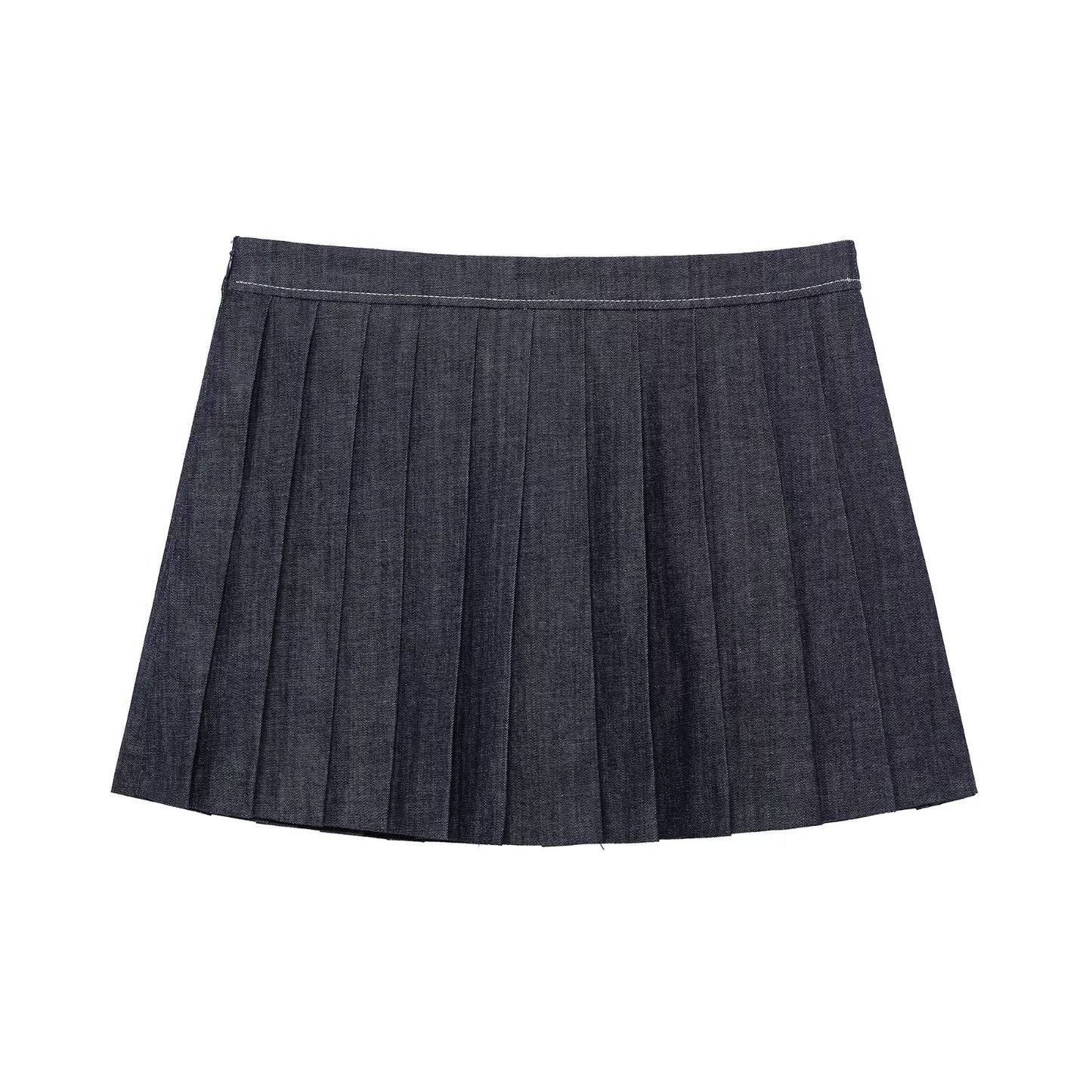 Zip Up Bomber Jacket and Pleated Skort Set