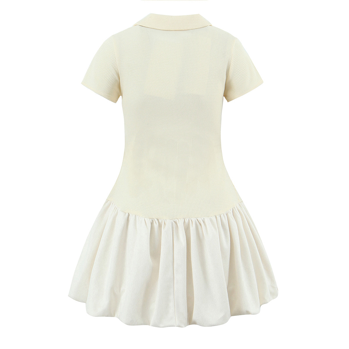 Short Sleeve Drop Waist Mini Dress