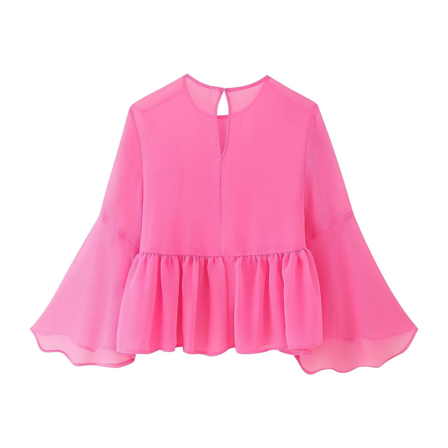 Tiered Bell Sleeve Blouse