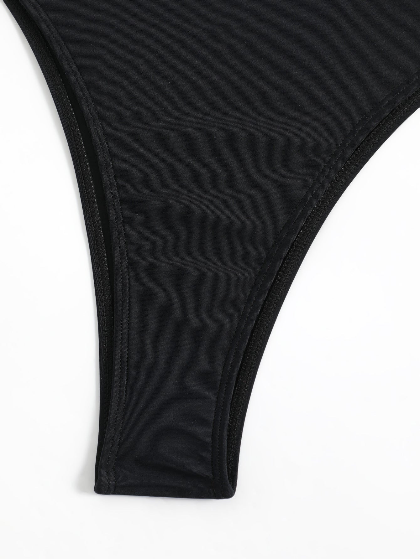 Mesh Panel Spaghetti Strap Swimsuit