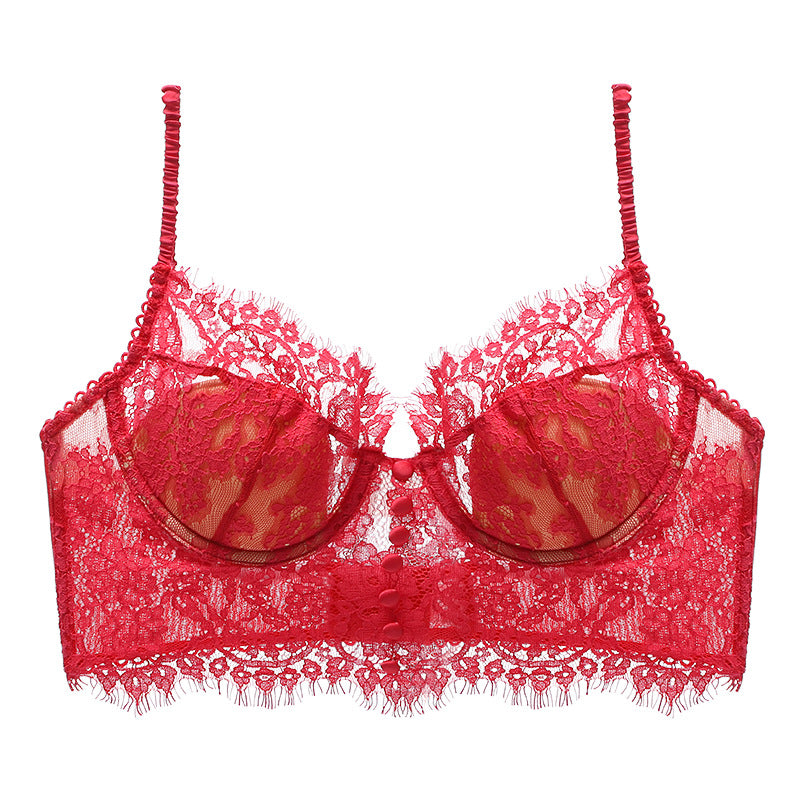 Eyelash Lace Push Up Corset Top