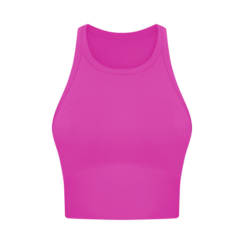 High Neckline Razor Back Work Out Tank