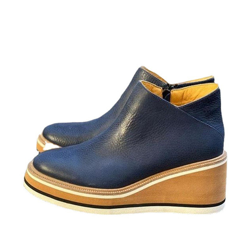 Wedge Platform Ankle Boots