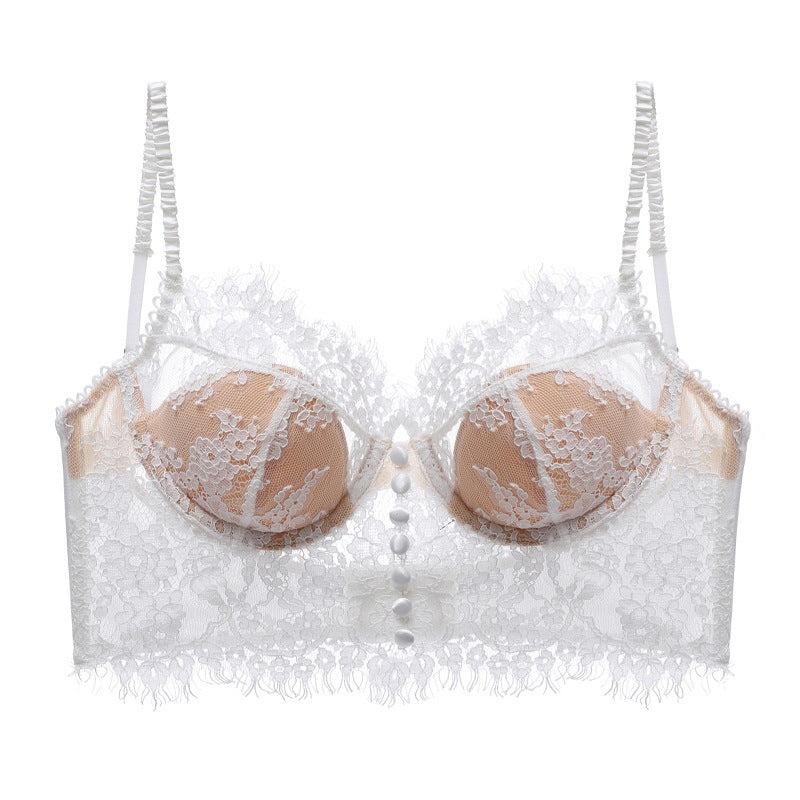 Eyelash Lace Push Up Corset Top