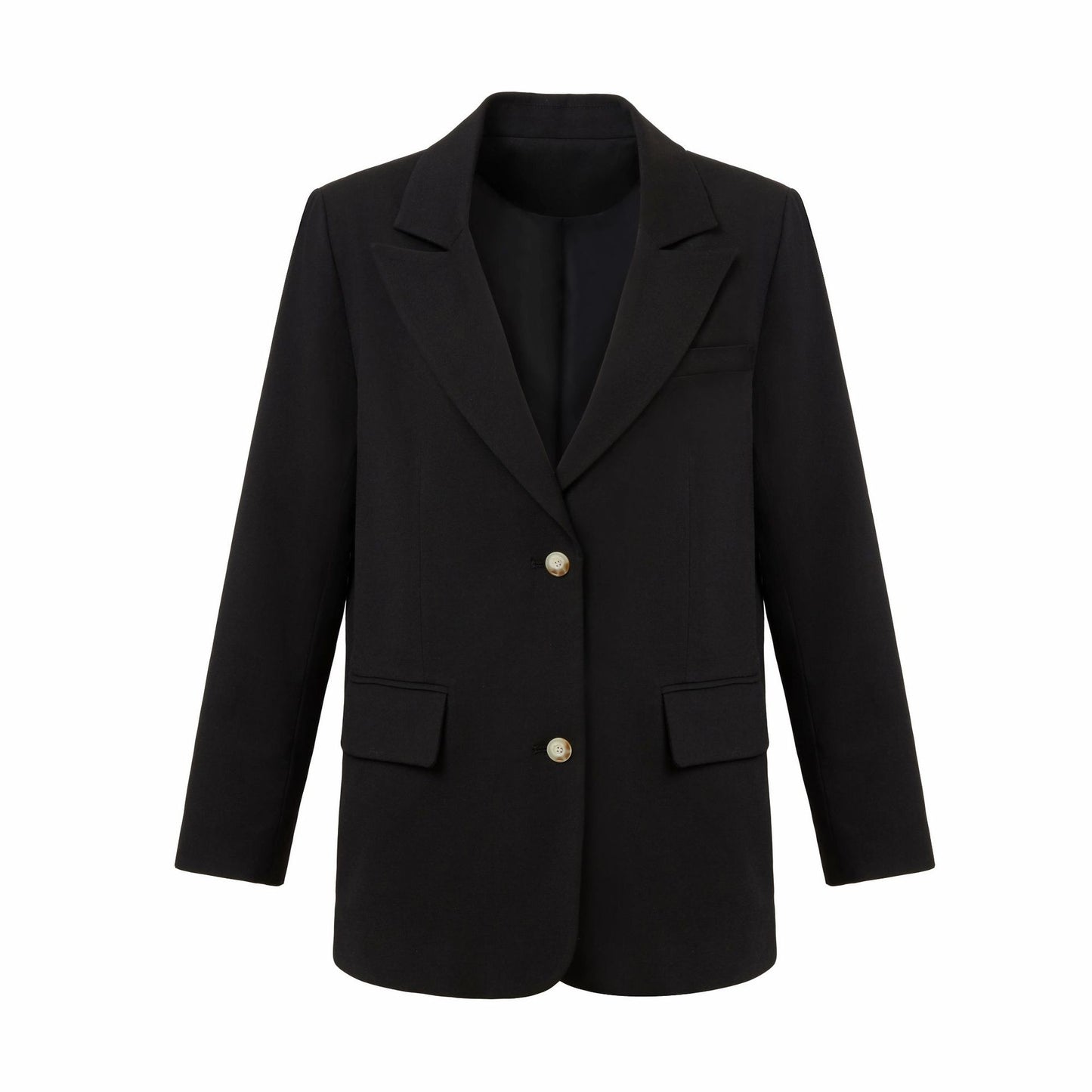 Woolen Long Sleeve Blazer