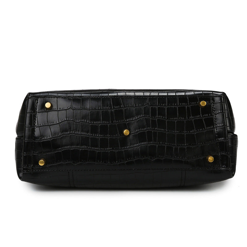 Top Handle Large Flap Bag