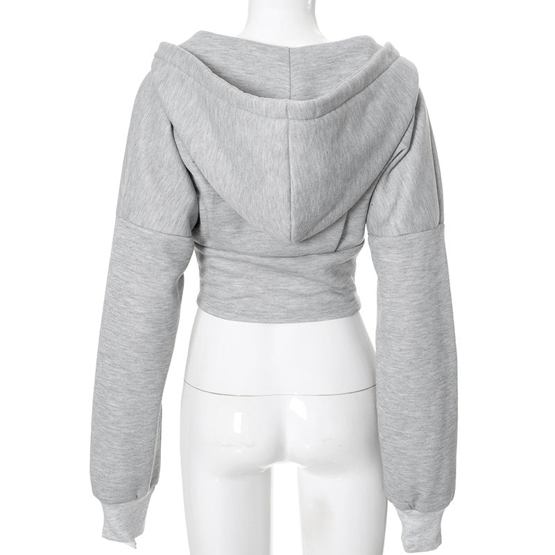 Zip Up Corset Bottom Hoodie