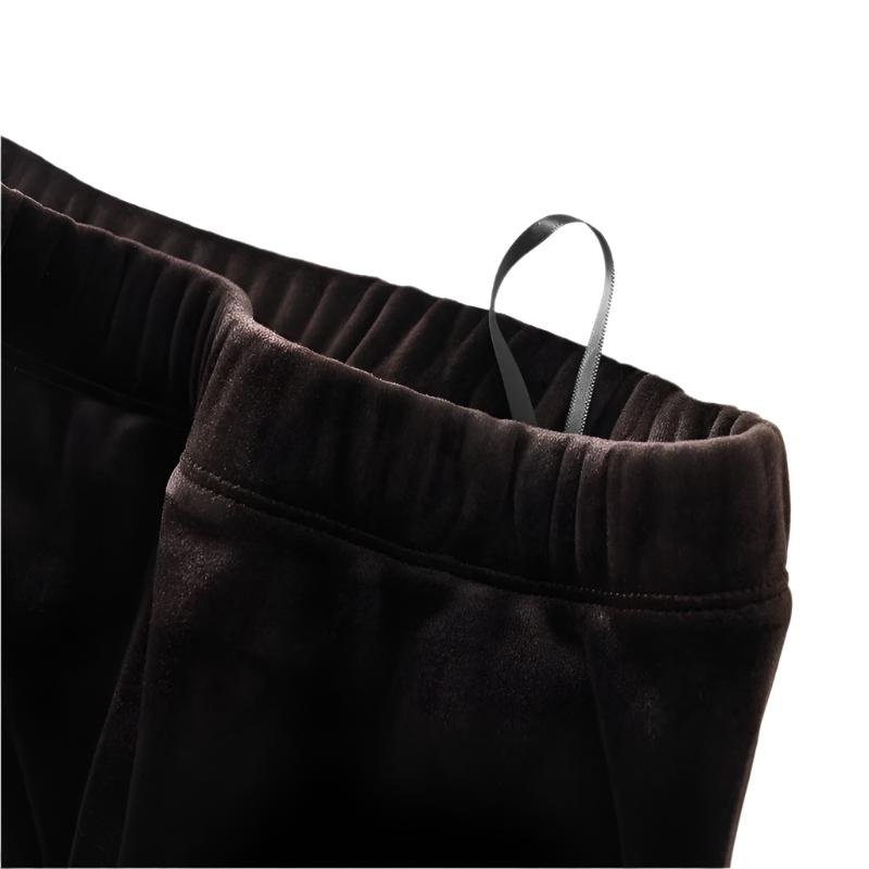 Fishtail High Waist Midi Velvet Skirt