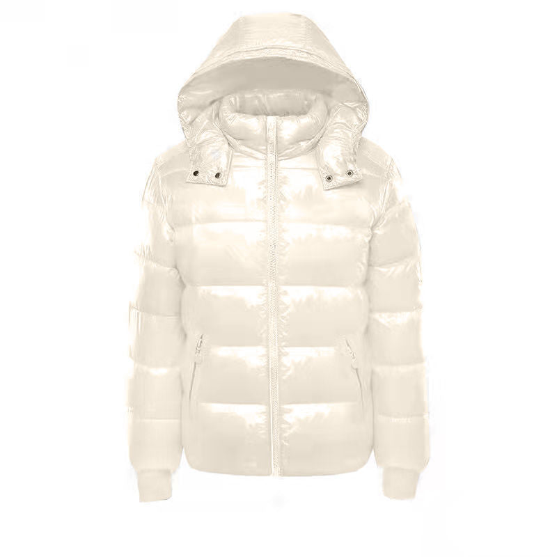 Glossy Down Puffer Coat