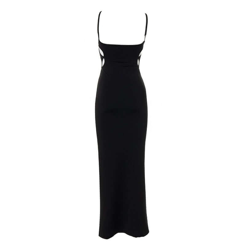 Geo Cutout Maxi Dress