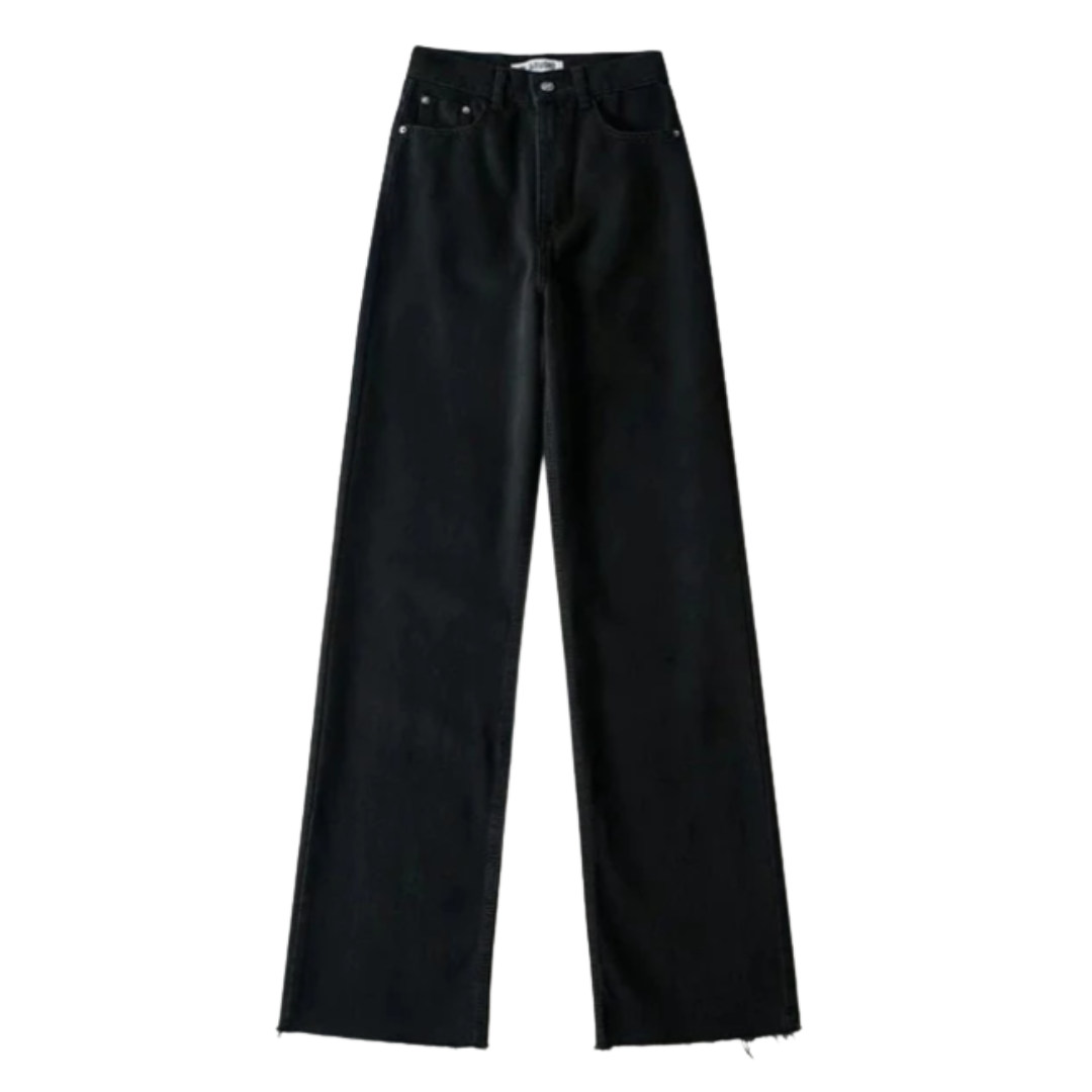 Straight Leg High-Waist Jeans