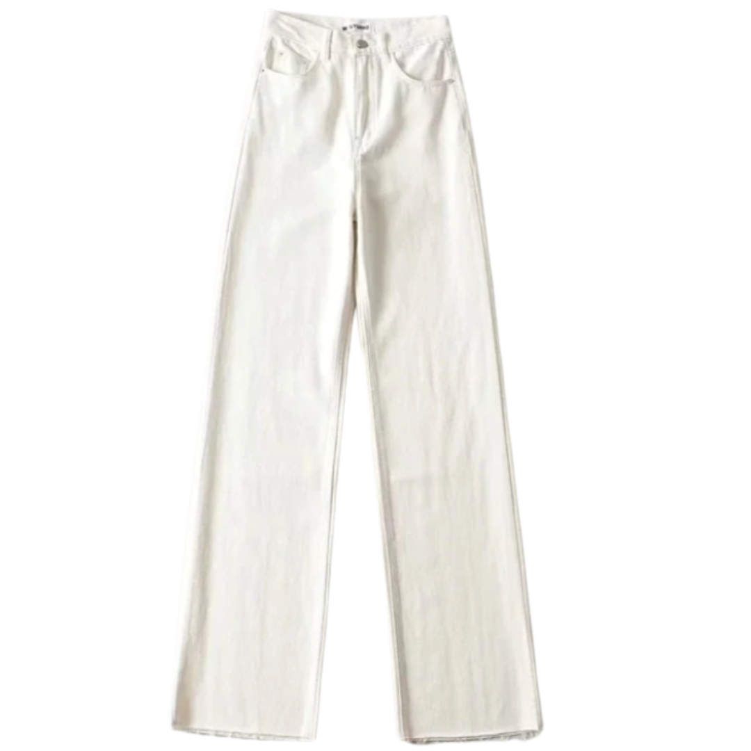 Straight Leg High-Waist Jeans