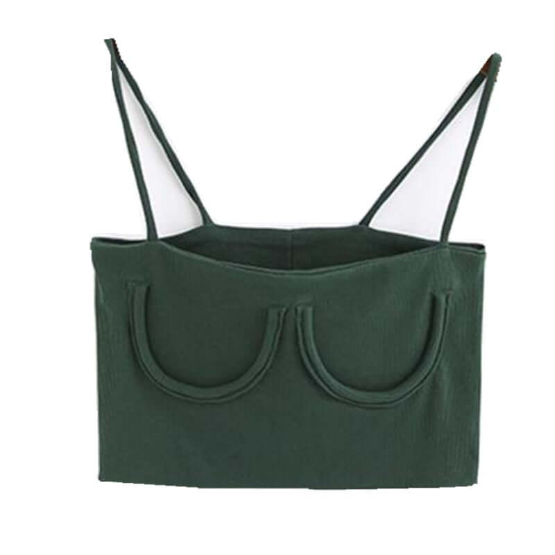 Crescent Moon Slash Knit Cami