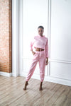 Crop Hoodie Tracksuit Set