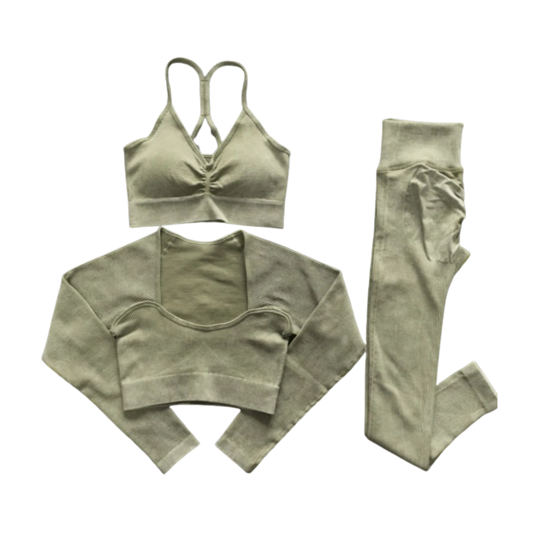 Three Piece Seamless Active Set