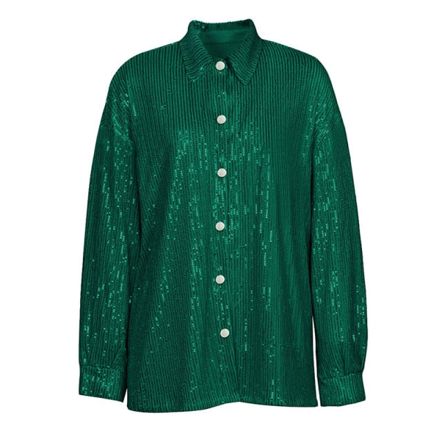 Sequin Three-Piece Pantsuit