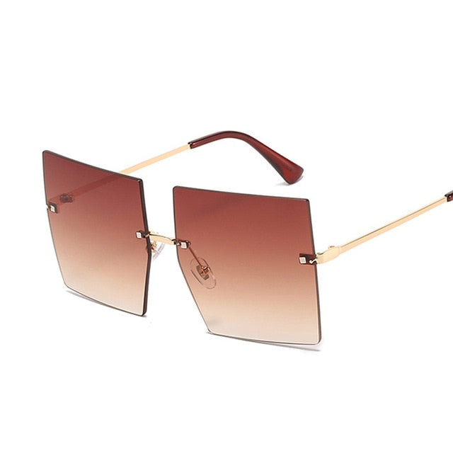 Rimless Large Lens Sunshades