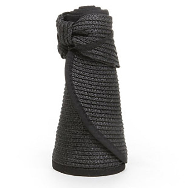 Wide Brim Straw Visor