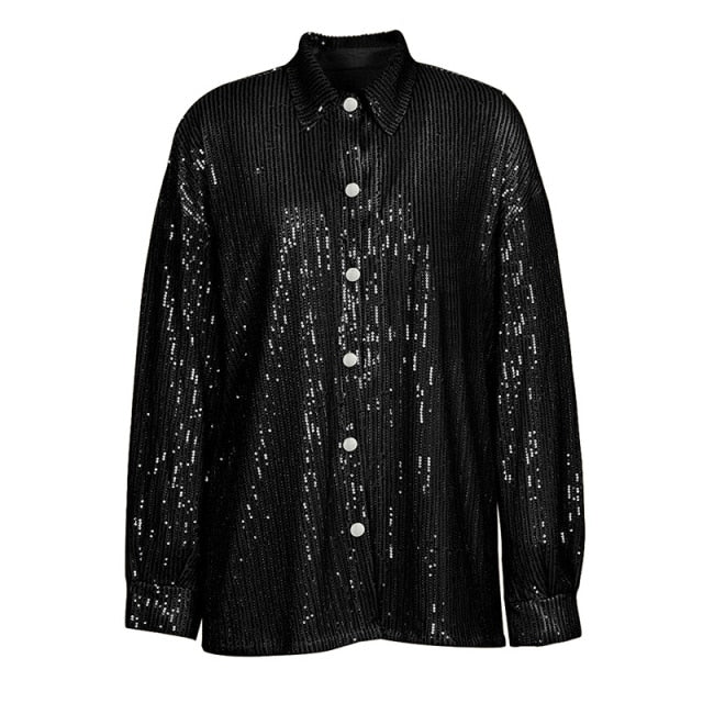Sequin Three-Piece Pantsuit