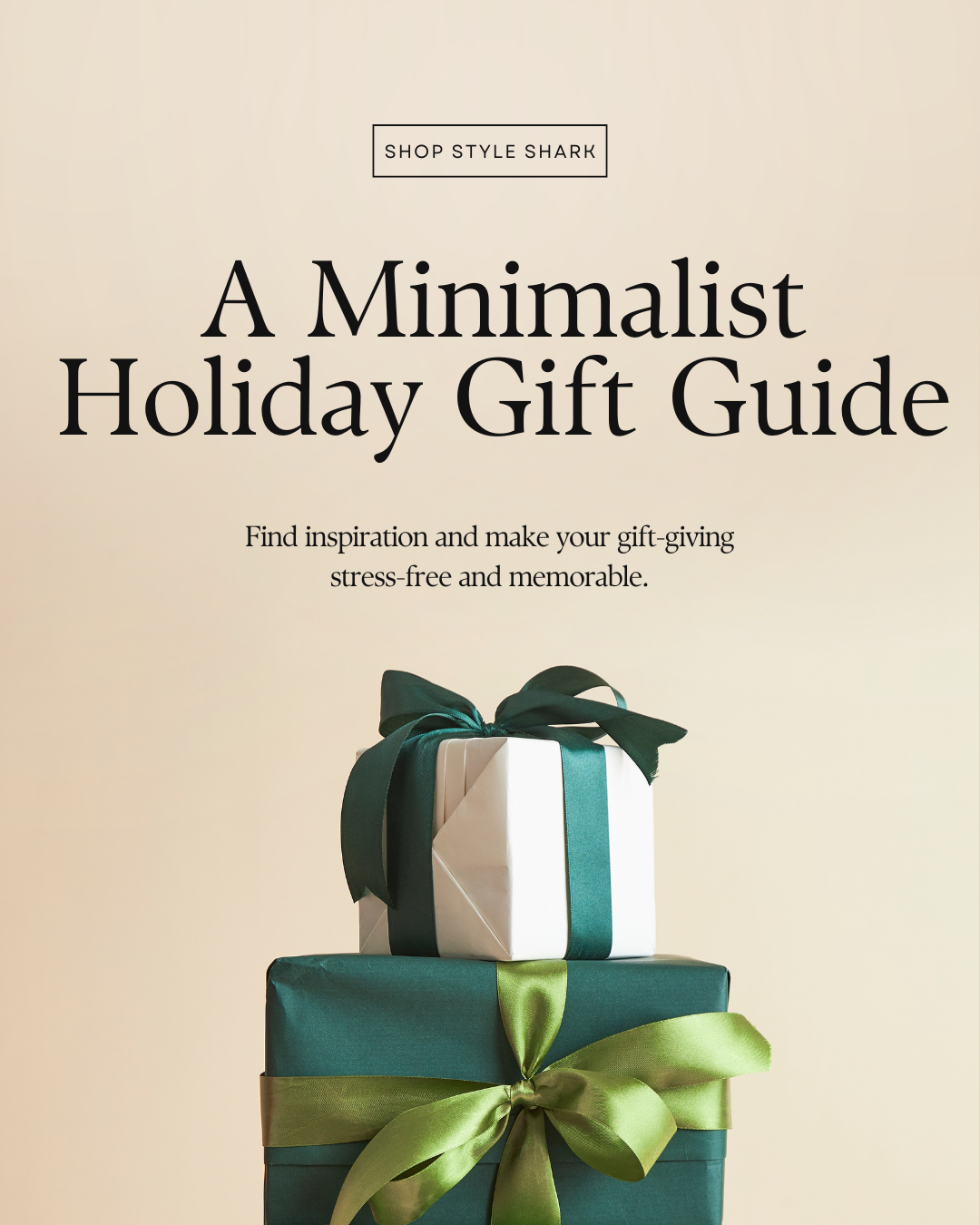 A Minimalist Holiday Gift Guide from Shop Style Shark