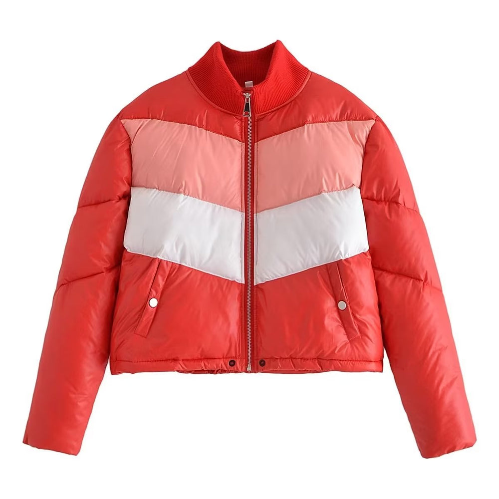 
                      
                        Colorblock Long Sleeve Puffer Jacket
                      
                    