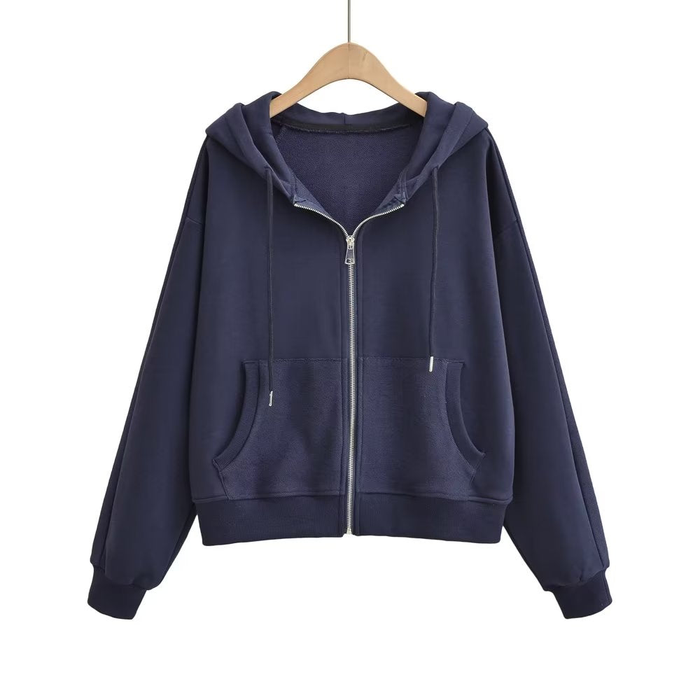 
                      
                        Hooded Zip Up Colorblock Hoodie
                      
                    