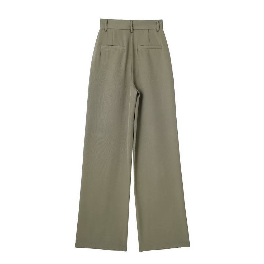 
                      
                        High Waist Wide Leg Trousers
                      
                    