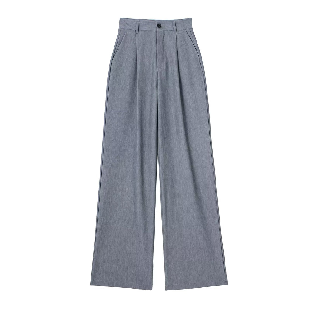 
                      
                        High Waist Wide Leg Trousers
                      
                    