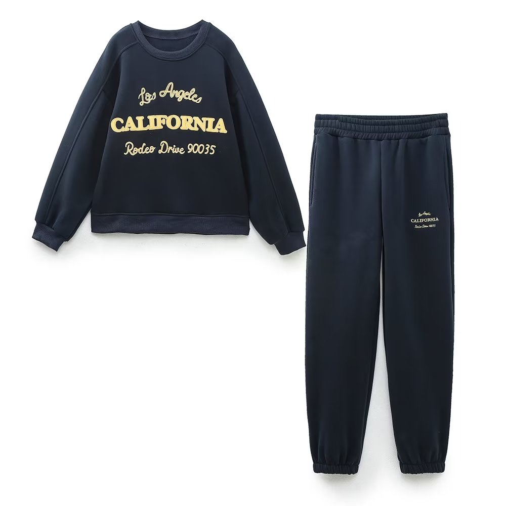 Long Sleeve California Crew Sweatshirt and Pants Set