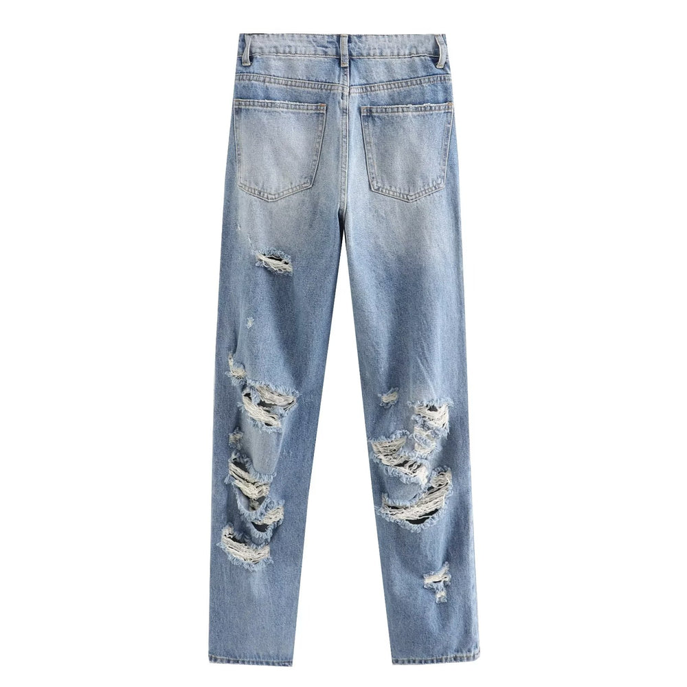 High Waist Medium Wash Jeans