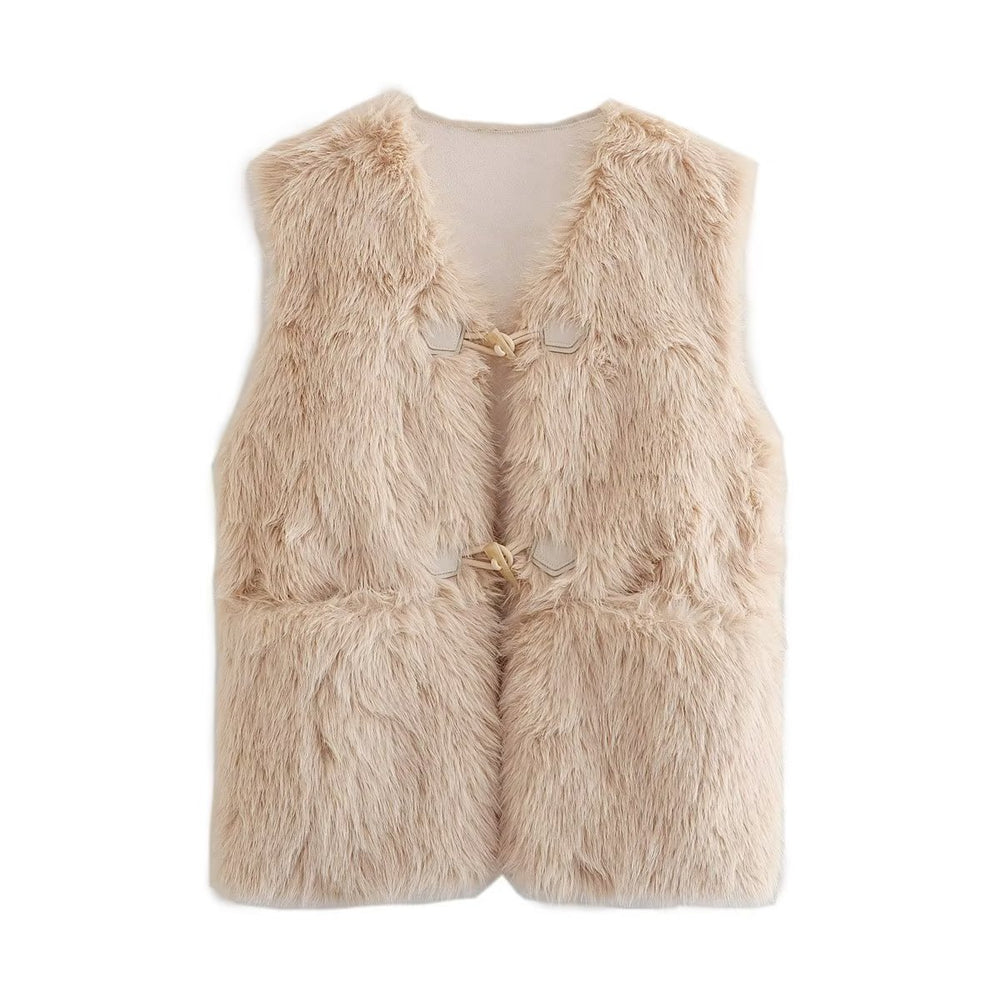 
                      
                        Faux Fur Vest
                      
                    