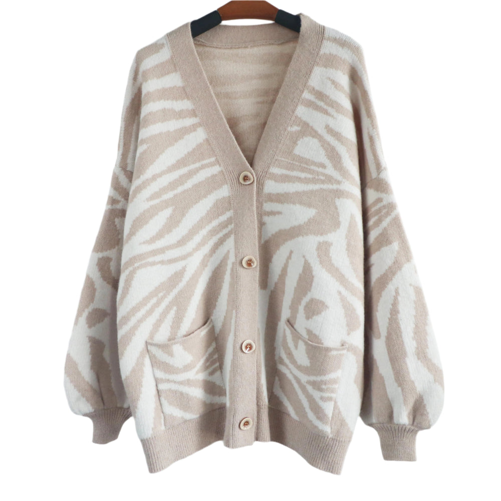 
                      
                        Print Oversized Cardigan Sweater
                      
                    