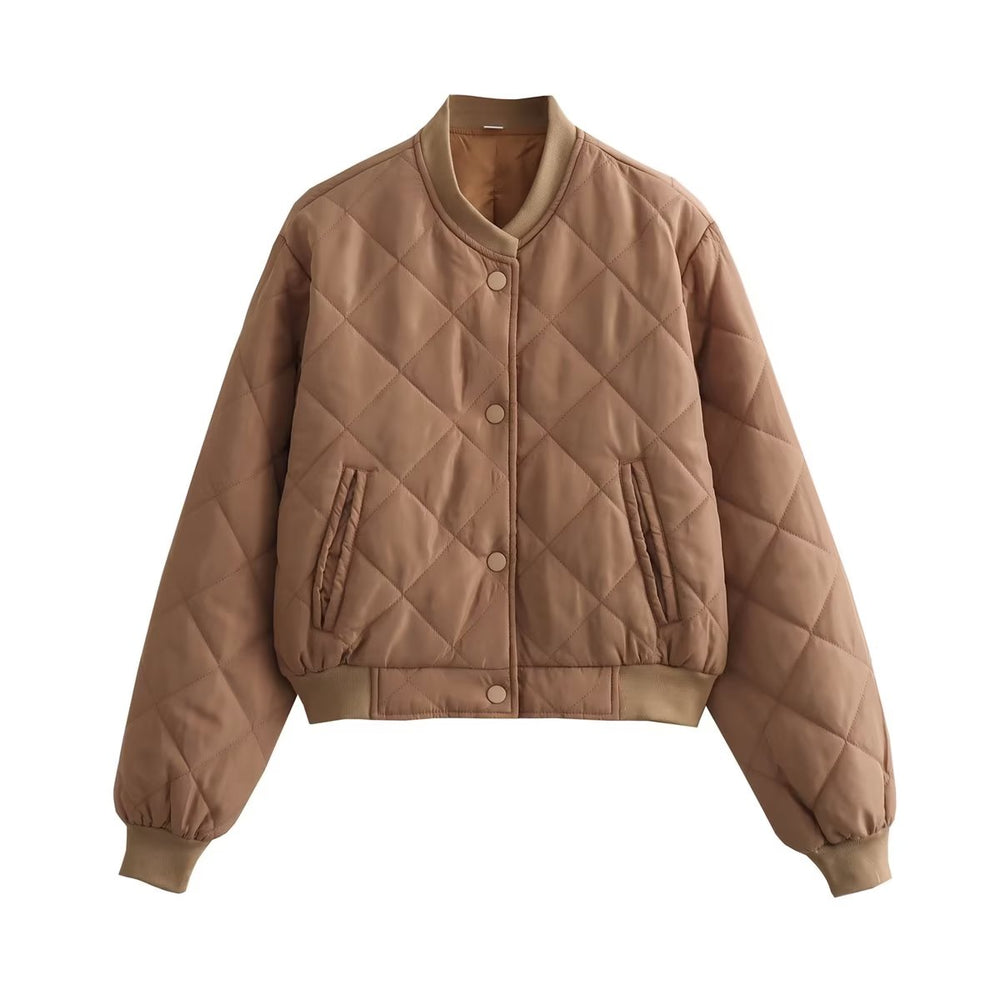 Quilted Bomber Jacket