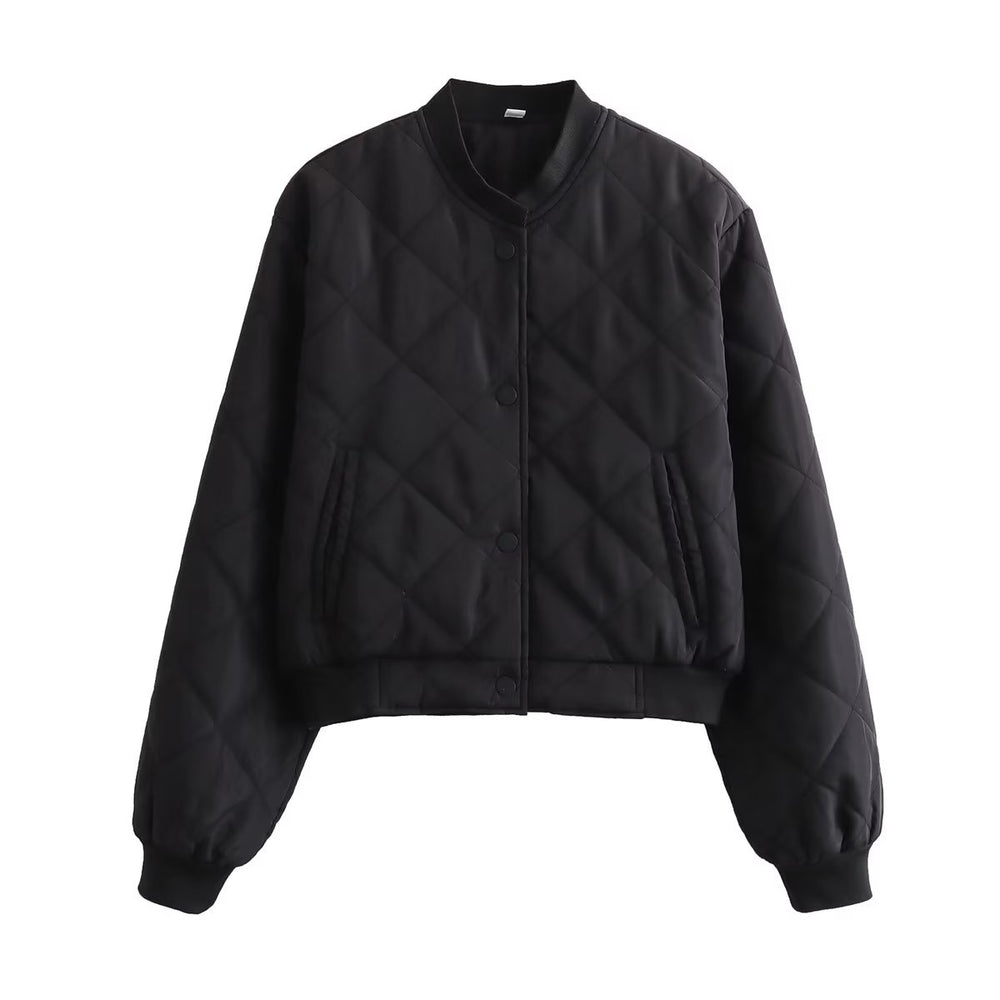 
                      
                        Quilted Bomber Jacket
                      
                    